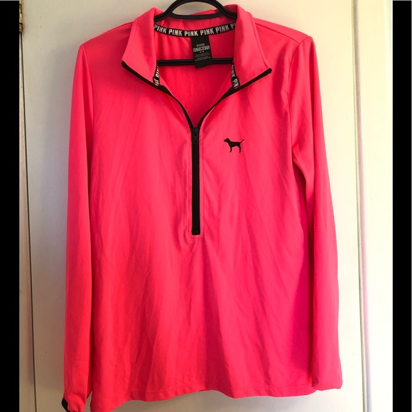 VS PINK Quarter Zip Athletic Pullover - Picture 1 of 5